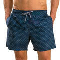 Airforce Blue - Front - RIPT Essentials Mens Diamond Swim Shorts