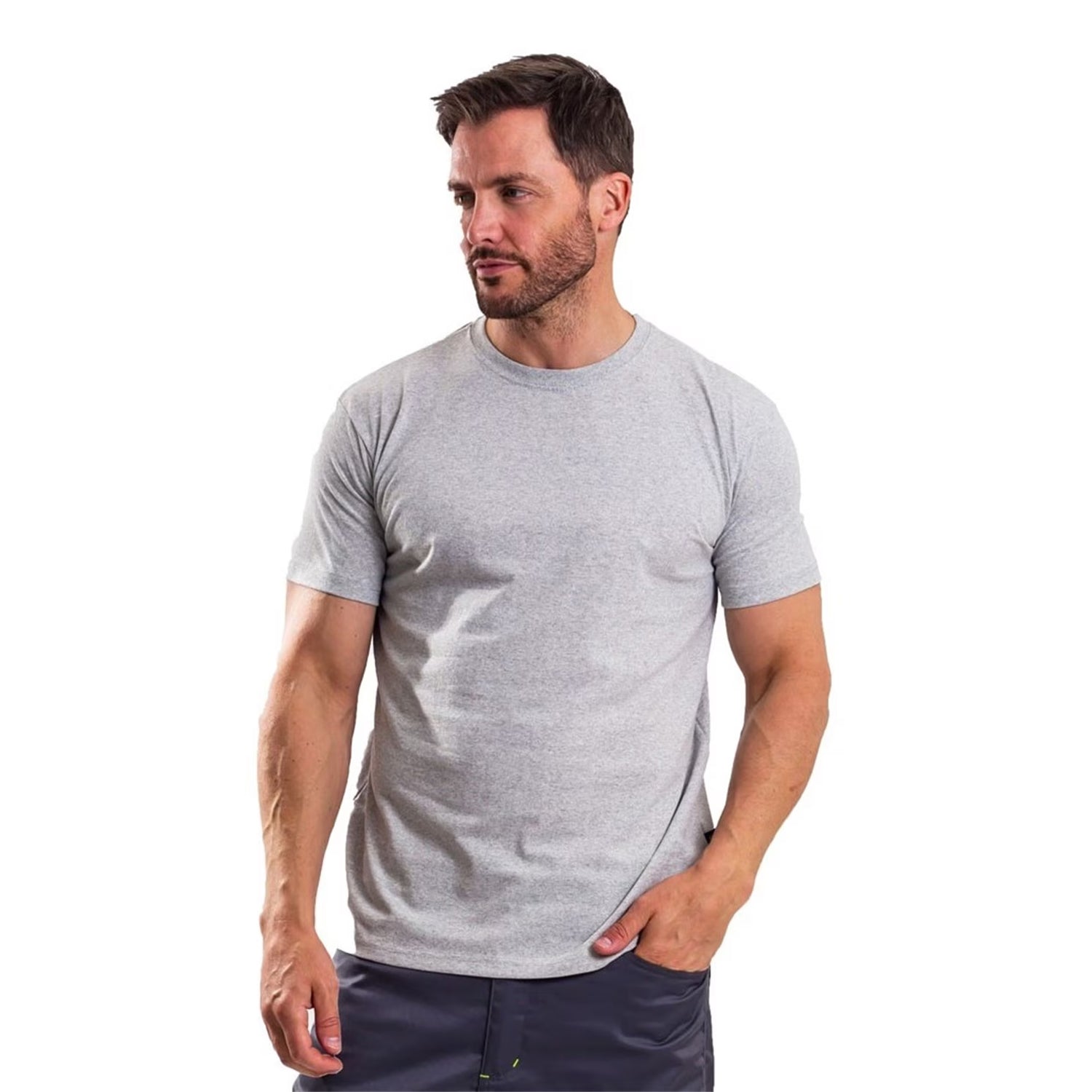Multicoloured - Lifestyle - Iron Mountain Mens Crew Neck Relaxed Fit T-Shirt (Pack of 5)