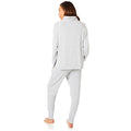 Grey - Back - Light And Shade Womens-Ladies Pretty Woman Pyjama Set