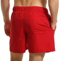Red-White - Side - RIPT Essentials Mens Swim Shorts