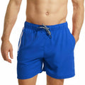 Royal Blue-White - Back - RIPT Essentials Mens Swim Shorts