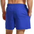 Royal Blue-White - Side - RIPT Essentials Mens Swim Shorts