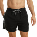 Black-Grey - Back - RIPT Essentials Mens Swim Shorts