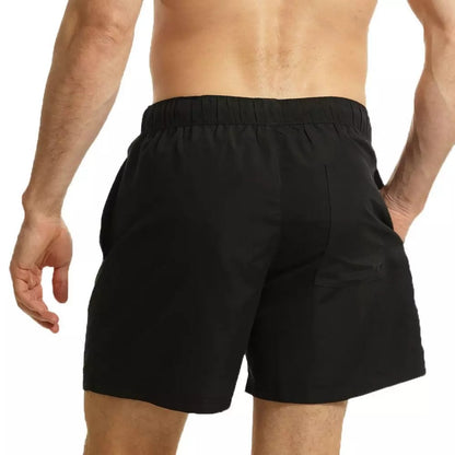 Black-Grey - Side - RIPT Essentials Mens Swim Shorts