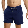 Navy-White - Back - RIPT Essentials Mens Swim Shorts
