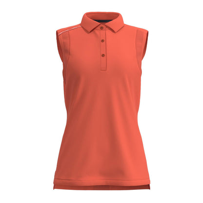 Coral - Front - Forelson Womens-Ladies Stow Sleeveless Polo Shirt