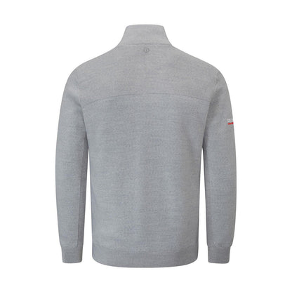Grey Marl - Back - Oscar Jacobson Mens Sweater Top