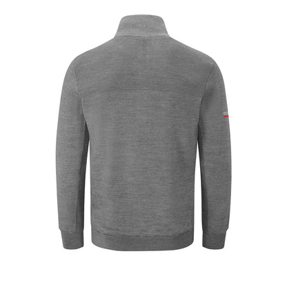 Pewter Marl - Back - Oscar Jacobson Mens Sweater Top