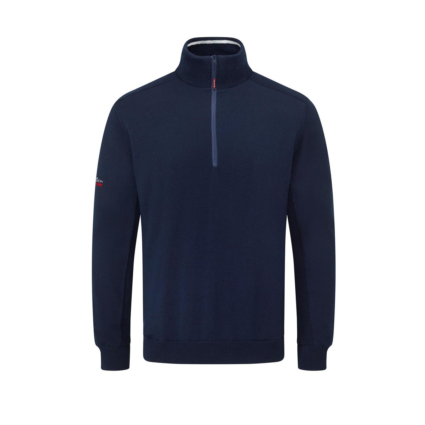 Navy - Front - Oscar Jacobson Mens Sweater Top