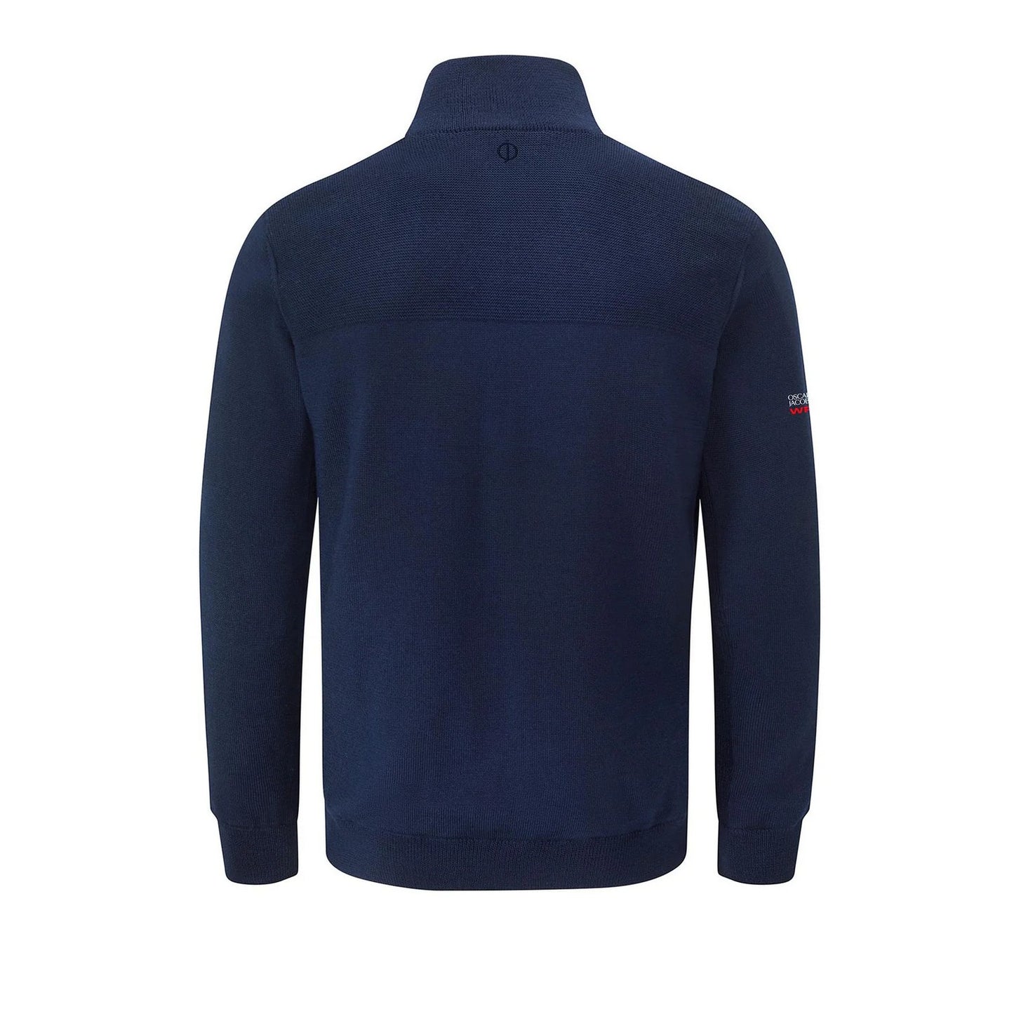 Navy - Back - Oscar Jacobson Mens Sweater Top