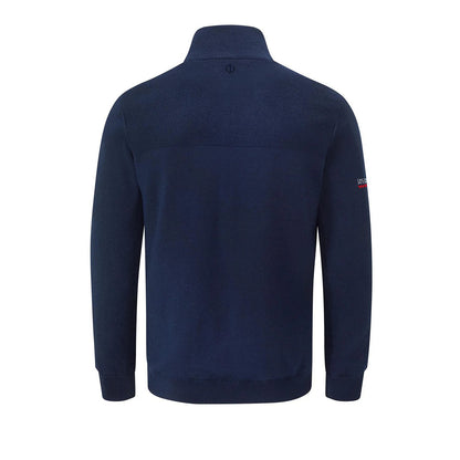 Navy - Back - Oscar Jacobson Mens Sweater Top