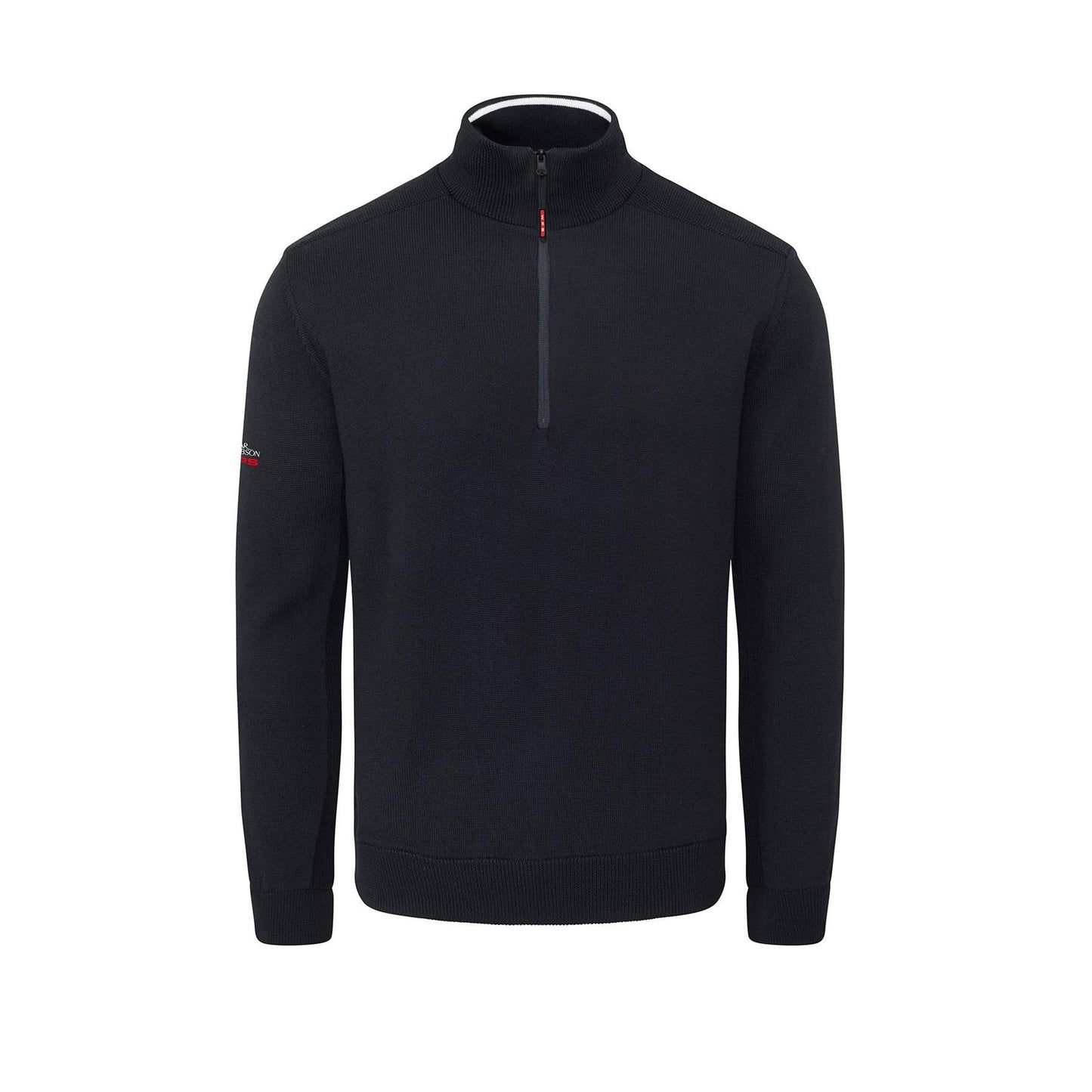 Black - Front - Oscar Jacobson Mens Sweater Top