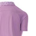 Purple - Lifestyle - Island Green Womens-Ladies Zip Neck Golf Polo Shirt