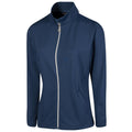 Navy - Front - Island Green Womens-Ladies Essential Golf Jacket