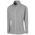 Grey - Front - Island Green Womens-Ladies Essential Golf Jacket