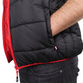 Black - Side - Lee Cooper Mens Padded Windproof Gilet