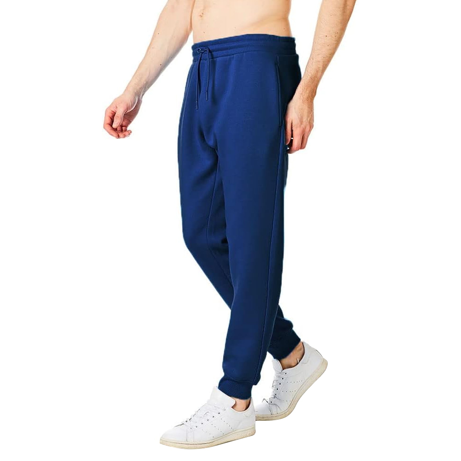 Navy Blue - Side - RIPT Essentials Mens Jogging Bottoms
