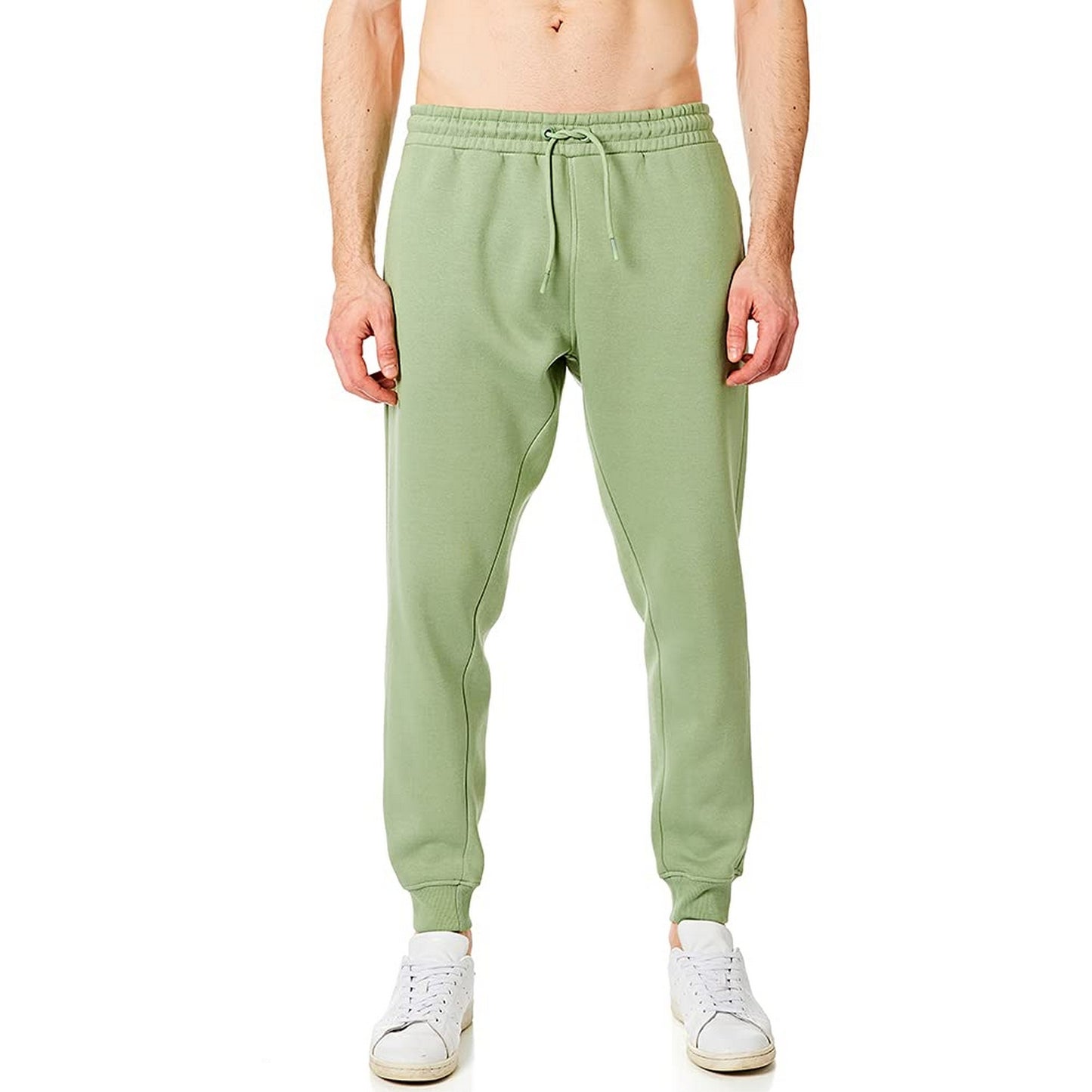 Khaki Green - Front - RIPT Essentials Mens Jogging Bottoms