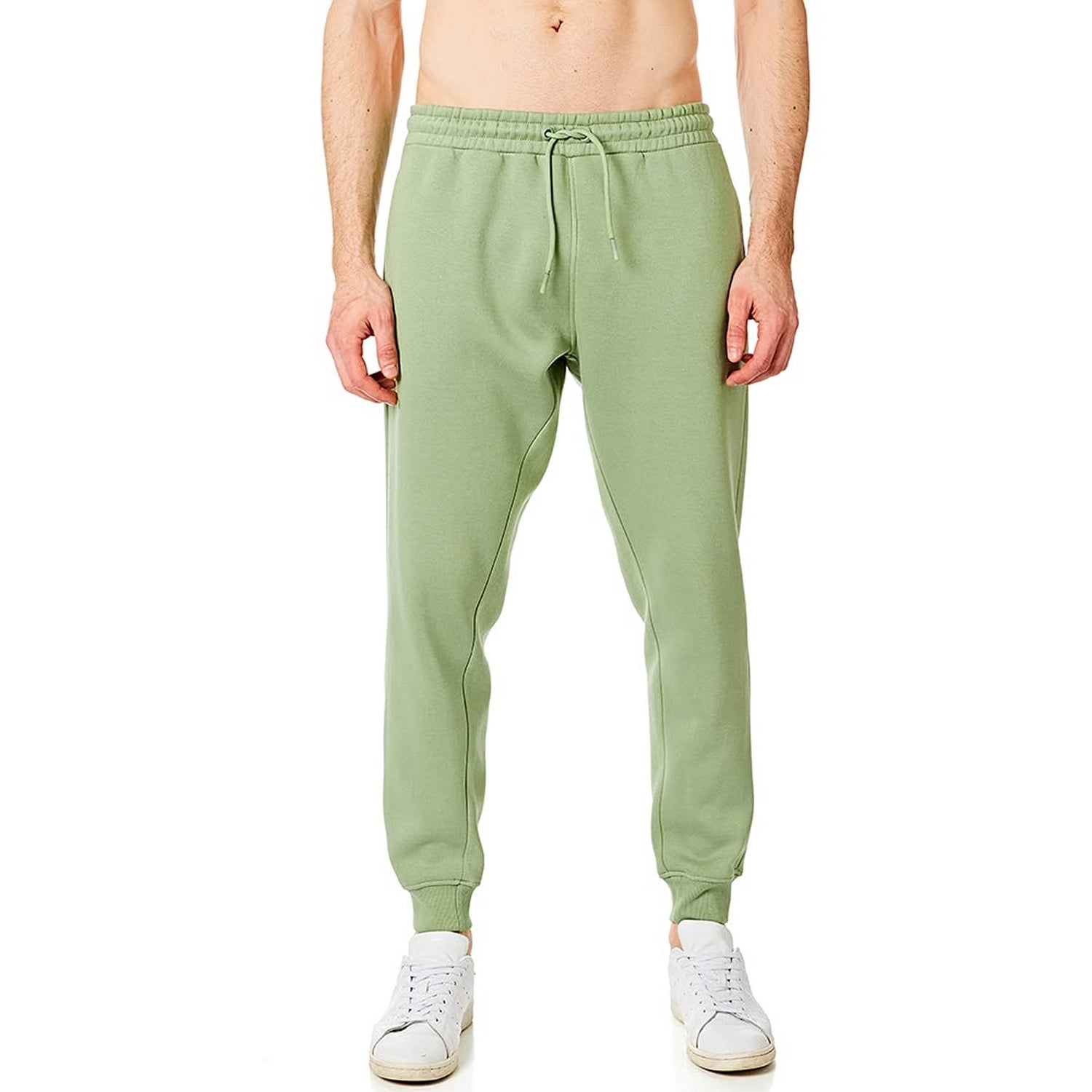 Khaki Green - Front - RIPT Essentials Mens Jogging Bottoms
