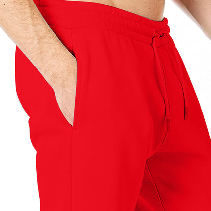 Red - Lifestyle - RIPT Essentials Mens Jogging Bottoms
