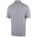 Grey - Back - Lee Cooper Mens Marl Pique Polo Shirt