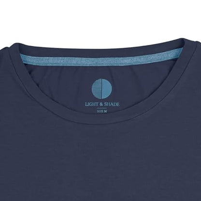 Navy Blue - Lifestyle - Light And Shade Mens Classic Short Pyjama Set