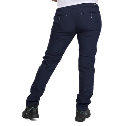 Navy - Lifestyle - Island Green Womens-Ladies Bonded All Weather Golf Trousers