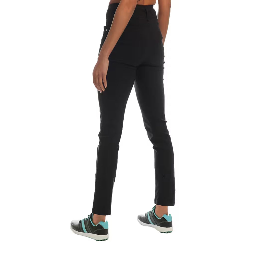 Black - Back - Island Green Womens-Ladies Quick Dry Stretch Trousers