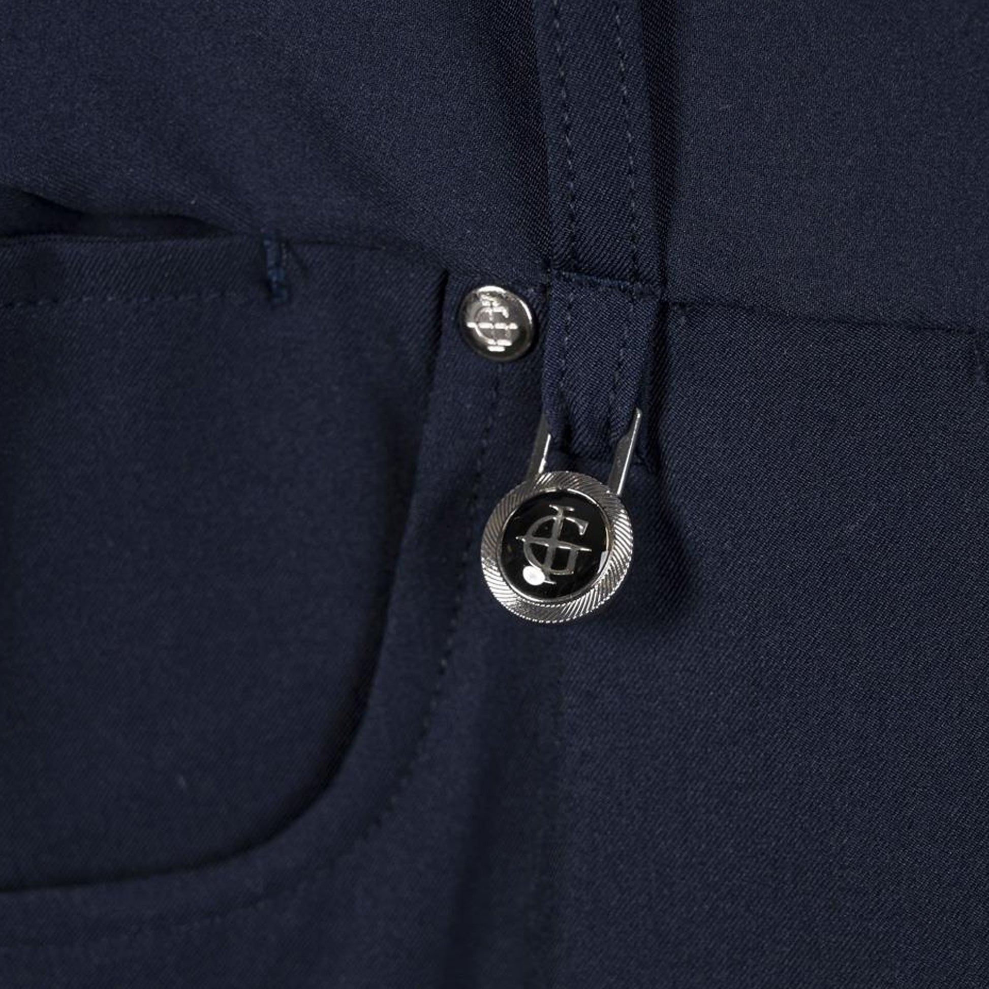 Dark Navy - Lifestyle - Island Green Womens-Ladies Quick Dry Stretch Trousers