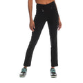Black - Front - Island Green Womens-Ladies Quick Dry Stretch Trousers
