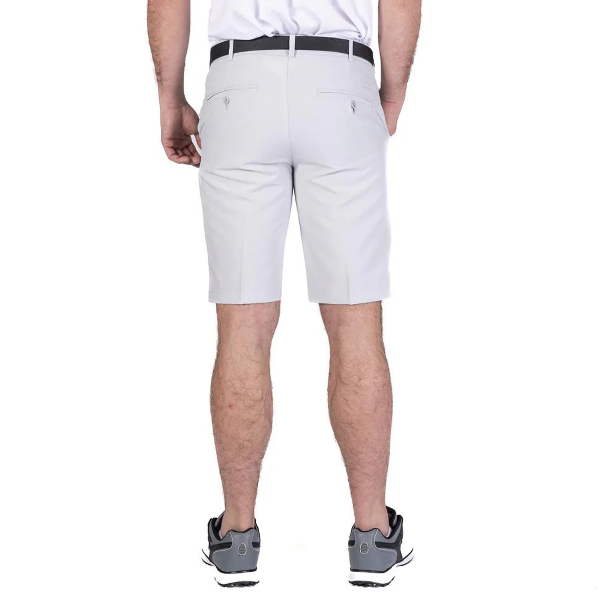 Light Grey - Lifestyle - Island Green Mens Stretch Gripped Golf Shorts