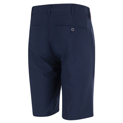 Dark Navy - Back - Island Green Mens Stretch Gripped Golf Shorts