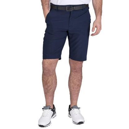 Dark Navy - Side - Island Green Mens Stretch Gripped Golf Shorts