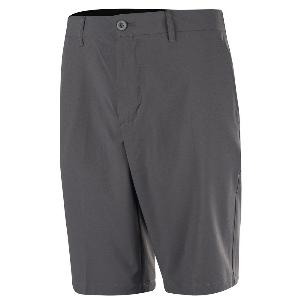 Charcoal - Front - Island Green Mens Stretch Gripped Golf Shorts