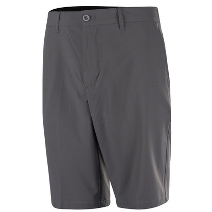 Charcoal - Front - Island Green Mens Stretch Gripped Golf Shorts
