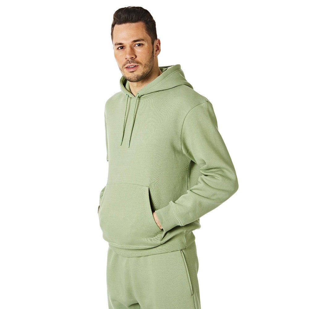 Khaki Green - Side - RIPT Essentials Mens Pull Over Hoodie