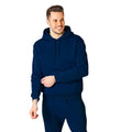 Navy Blue - Side - RIPT Essentials Mens Pull Over Hoodie