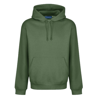 Army Green - Front - RIPT Essentials Mens Pull Over Hoodie