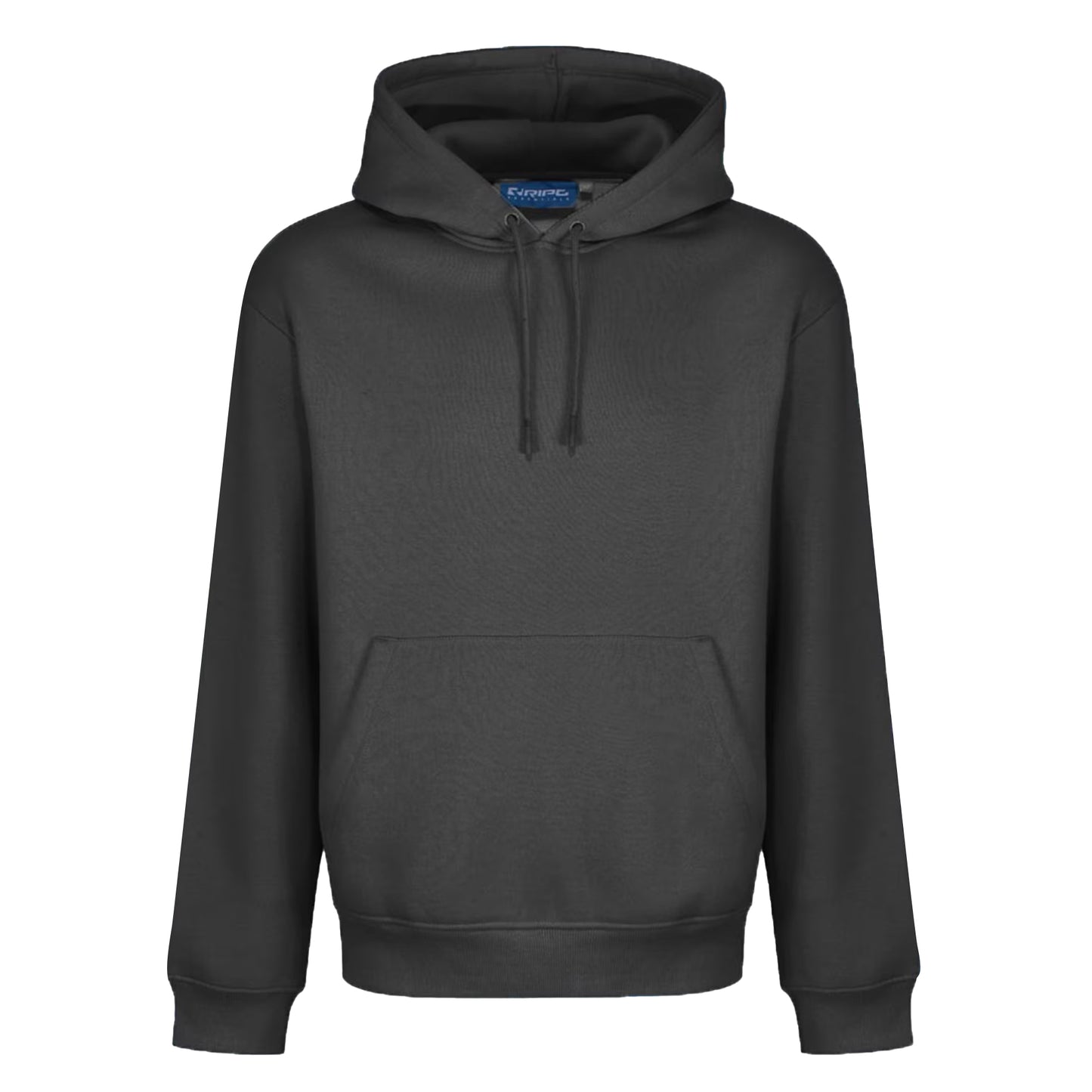Charcoal Grey - Front - RIPT Essentials Mens Pull Over Hoodie