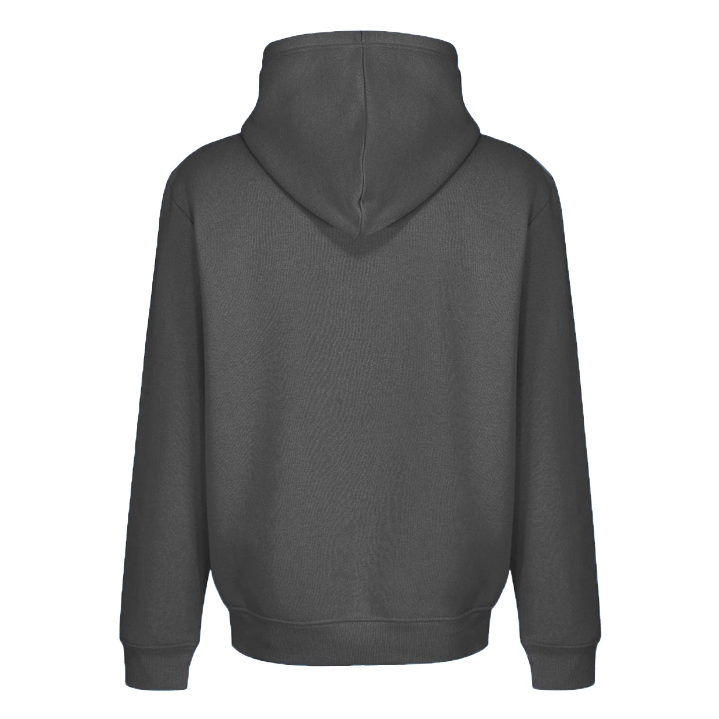 Charcoal Grey - Back - RIPT Essentials Mens Pull Over Hoodie