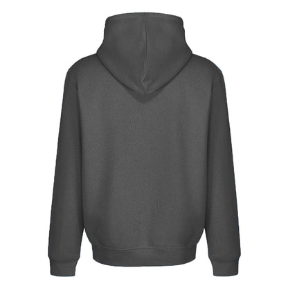 Charcoal Grey - Back - RIPT Essentials Mens Pull Over Hoodie