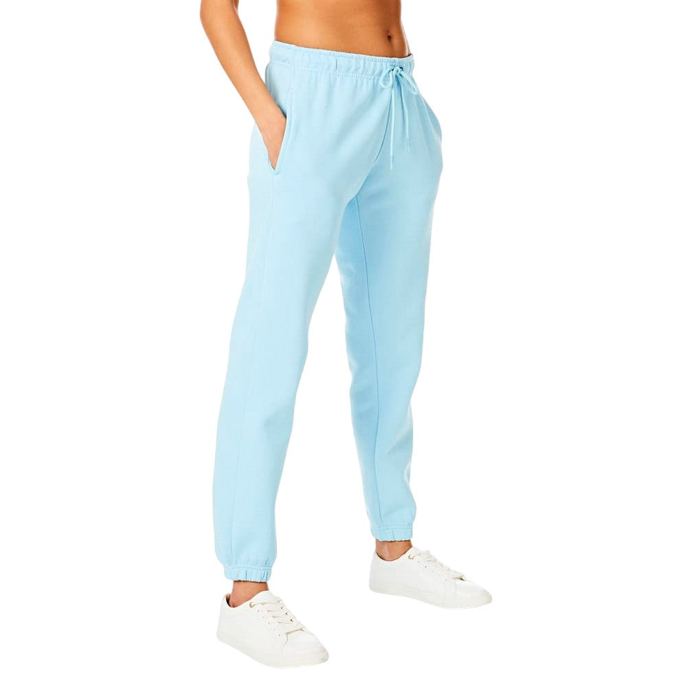 Aqua Blue - Side - Light And Shade Womens-Ladies Soft Touch Jogging Bottoms