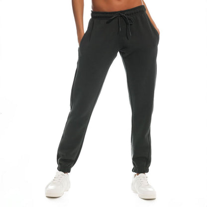 Charcoal Grey - Front - Light And Shade Womens-Ladies Soft Touch Jogging Bottoms