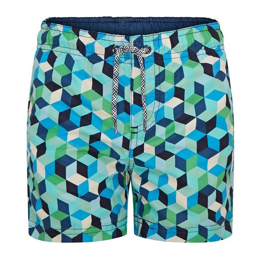 Blue - Front - RIPT Essentials Boys Quick Dry Swim Shorts