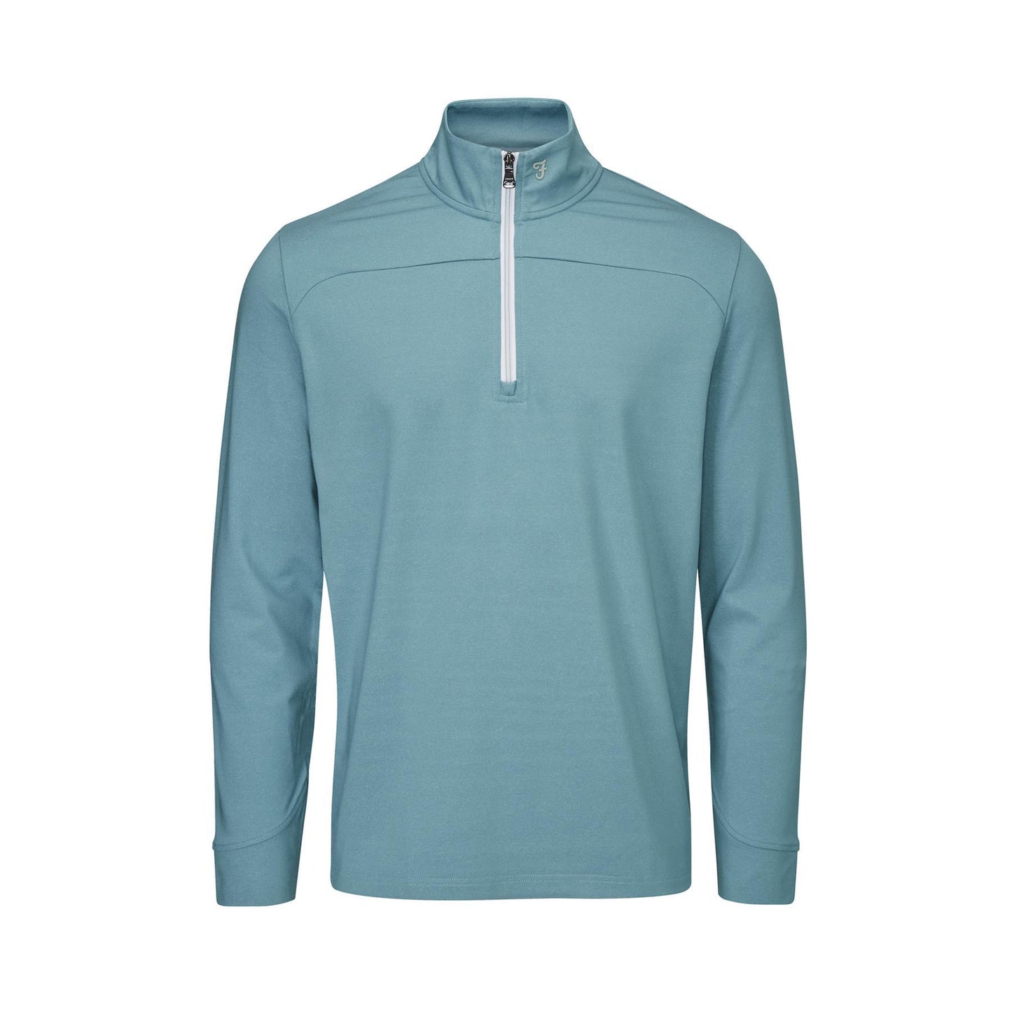 Teal Hue - Front - Farah Mens Hayes Midlayer