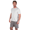 White-Light Grey - Lifestyle - Light And Shade Mens Crew Neck Short Pyjama Set