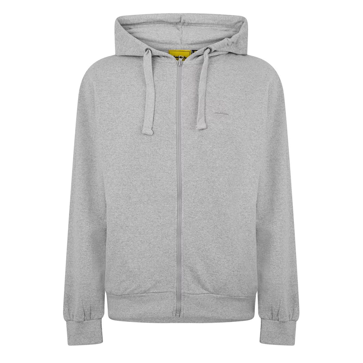 Light Grey - Front - Iron Mountain Mens Hooded Fleece Jacket
