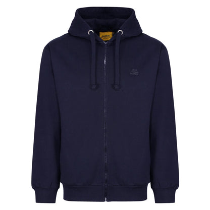 Navy Blue - Front - Iron Mountain Mens Hooded Fleece Jacket