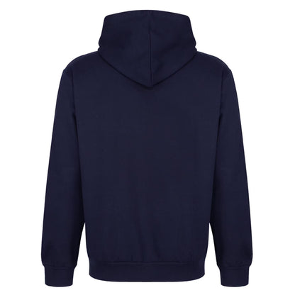 Navy Blue - Back - Iron Mountain Mens Hooded Fleece Jacket