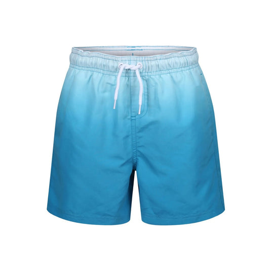 Blue - Front - RIPT Essentials Mens Dip Dye Swim Shorts
